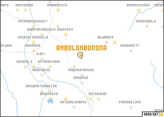 map of Ambolomborona