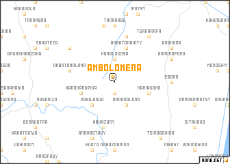 map of Ambolomena