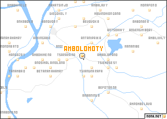 map of Ambolomoty