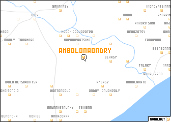 map of Ambolonaondry