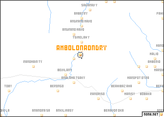 map of Ambolonaondry