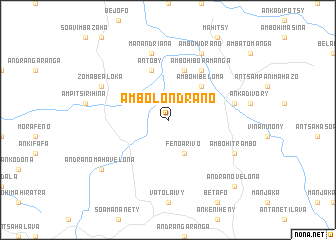 map of Ambolondrano