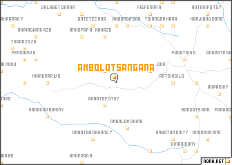 map of Ambolotsangana