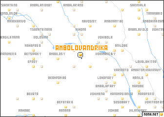 map of Ambolovandrika