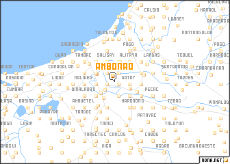 map of Ambonao