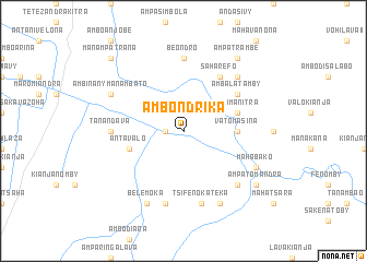 map of Ambondrika