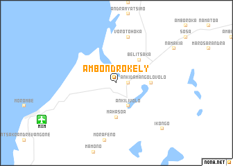 map of Ambondrokely