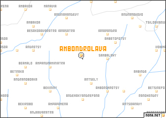 map of Ambondrolava
