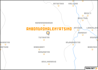 map of Ambondromalemy Atsimo