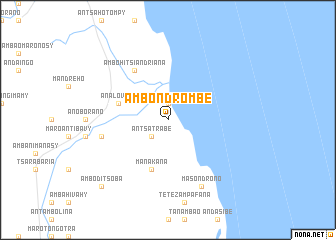 map of Ambondrombe