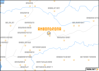 map of Ambondrona
