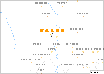 map of Ambondrona