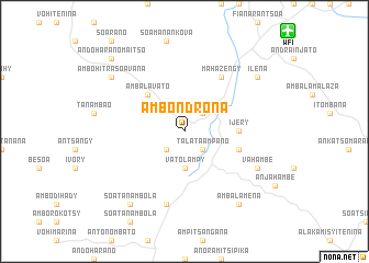 map of Ambondrona