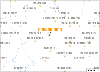 map of Ambondrona