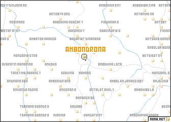 map of Ambondrona