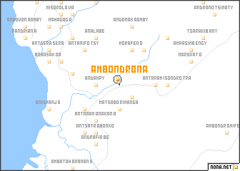 map of Ambondrona