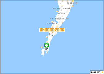 map of Ambondrona