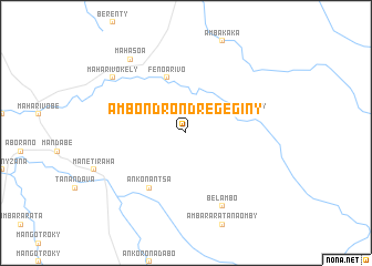 map of Ambondrondregeginy