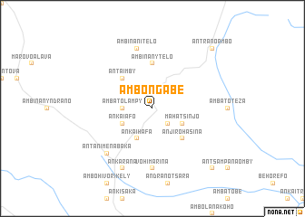 map of Ambongabe