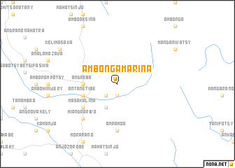 map of Ambongamarina