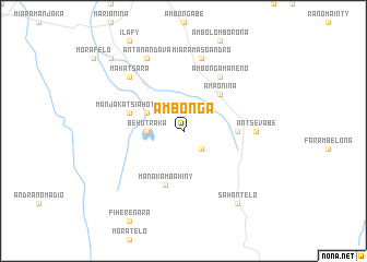 map of Ambonga