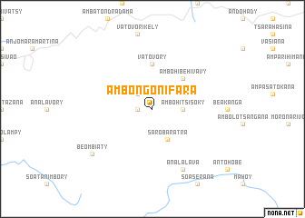 map of Ambongonifara