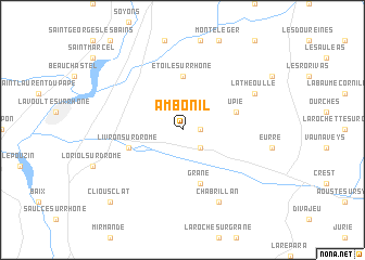 map of Ambonil