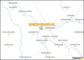 map of Ambonimaharivo