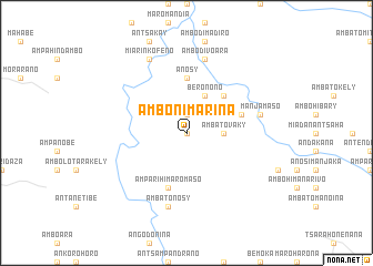 map of Ambonimarina