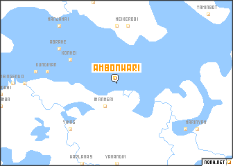 map of Ambonwari