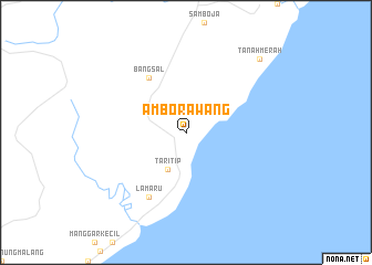 map of Amborawang