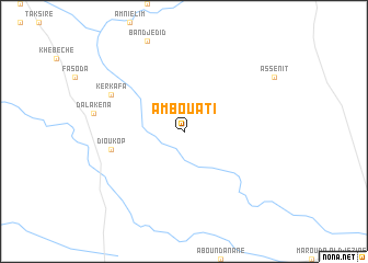 map of Am Bouati