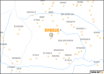 map of Amboué