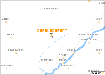 map of Ambovo Ambany