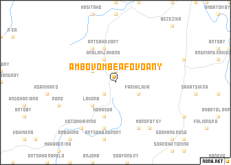 map of Ambovombe Afovoany