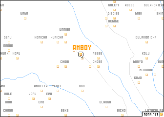 map of Āmboy