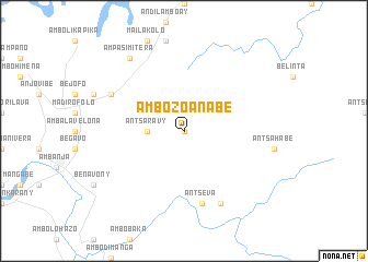 map of Ambozoanabe