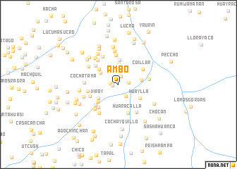 map of Ambo