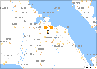 map of Ambo