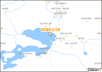 map of Ambricka