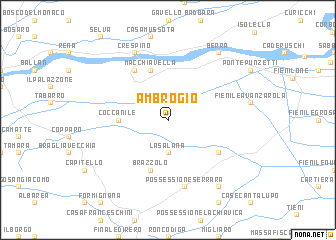 map of Ambrogio