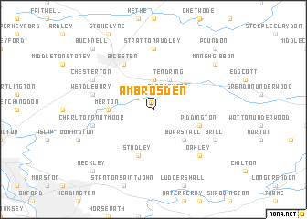 map of Ambrosden