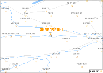 map of Ambrosënki
