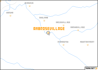 map of Ambrose Village