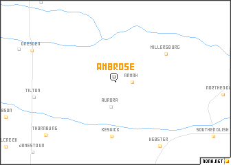 map of Ambrose