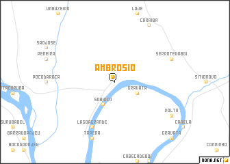 map of Ambrósio