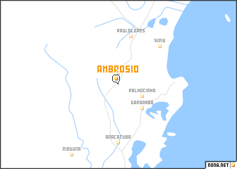 map of Ambrósio