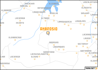 map of Ambrosio