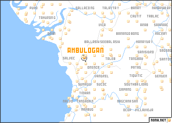 map of Ambulogan