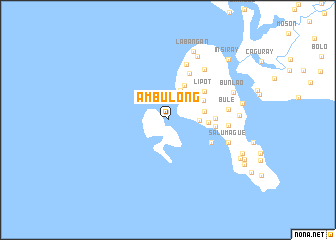 map of Ambulong